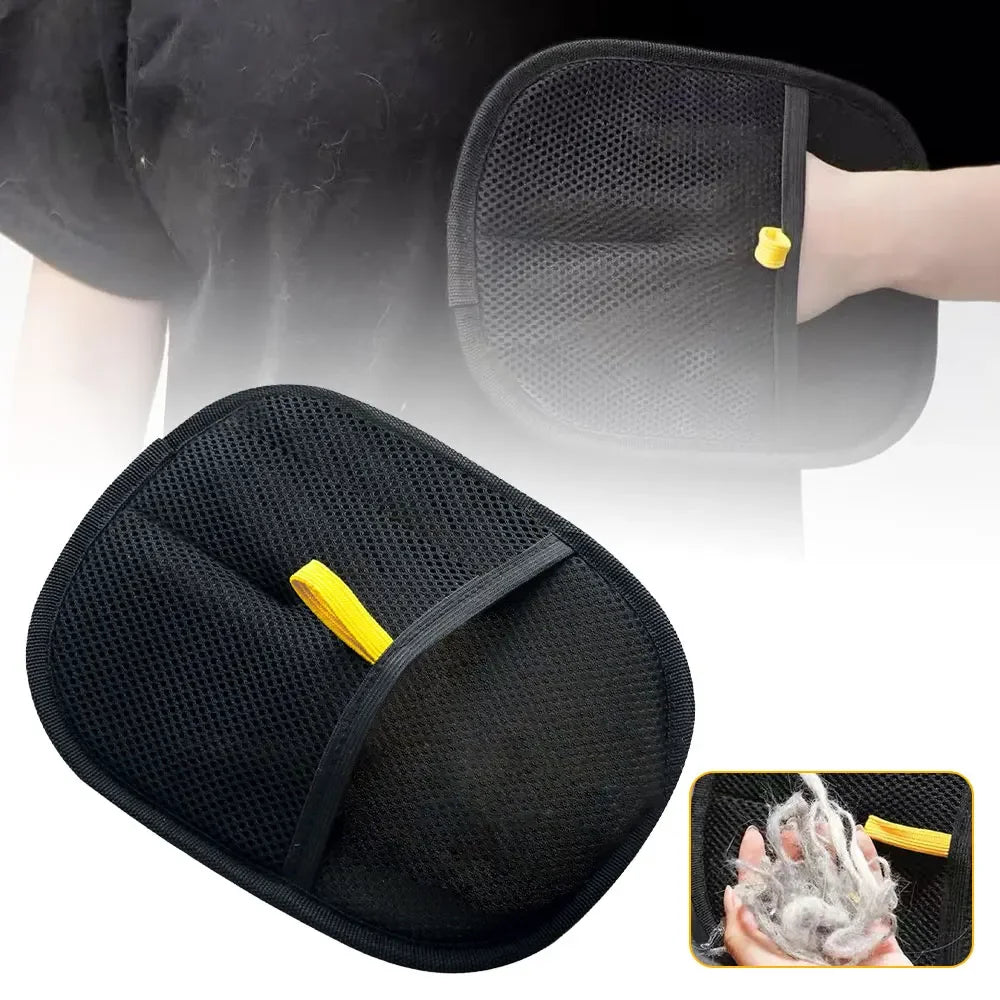 Pet Grooming Gloves & Hair Remover Brush