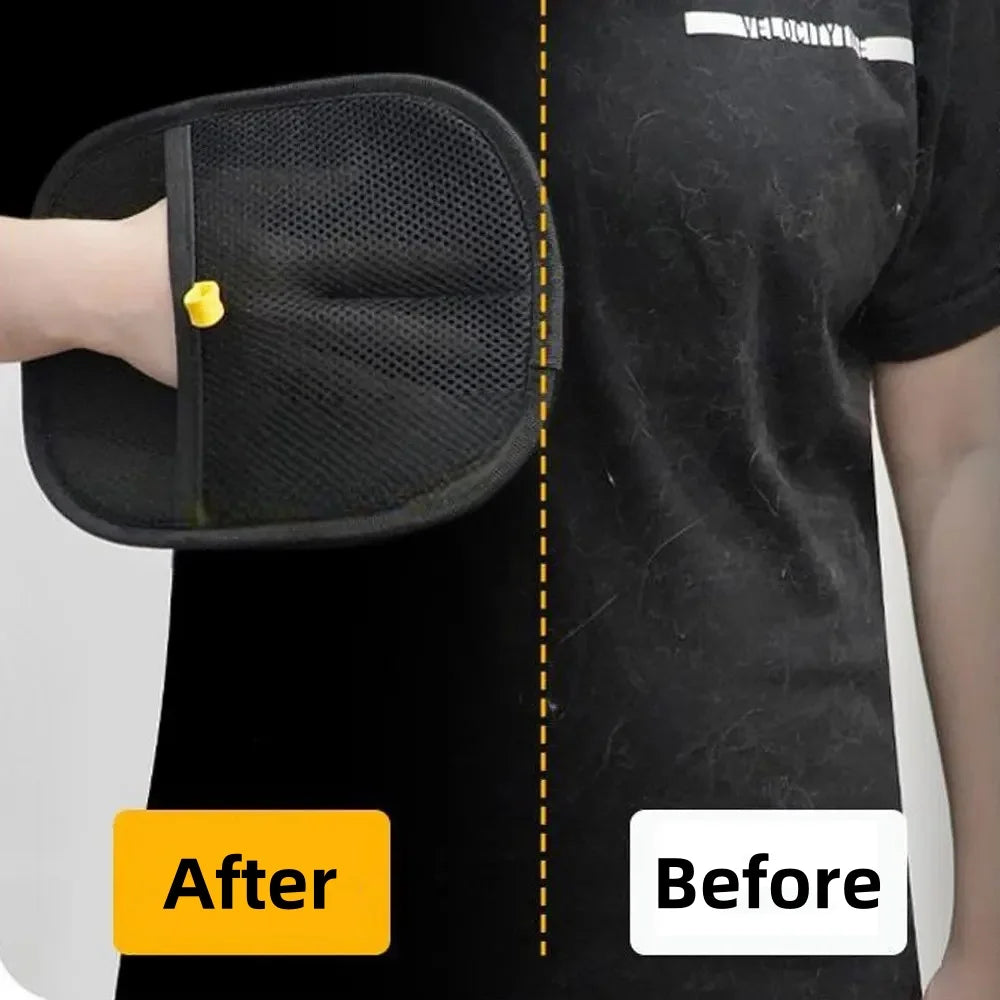 Pet Grooming Gloves & Hair Remover Brush