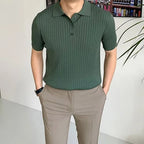 Men's knit polo shirts