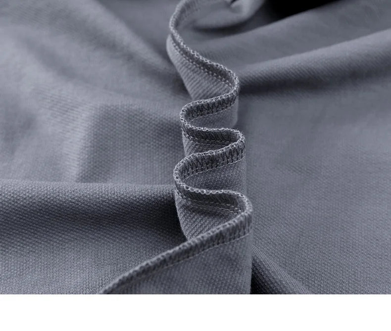 100% pure cotton high-end brand men's short sleeve polo shirt summer fashion hot selling golf breathable casual business T-shirt