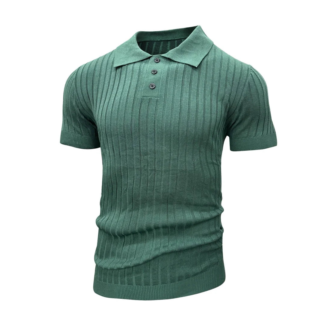 Men's knit polo shirts