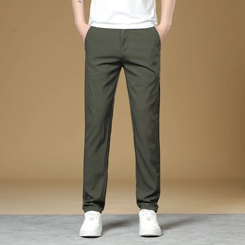 Slim Straight Fit Classic Pants