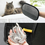 Pet Grooming Gloves & Hair Remover Brush