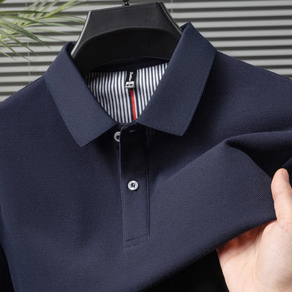 100% pure cotton high-end brand men's short sleeve polo shirt summer fashion hot selling golf breathable casual business T-shirt