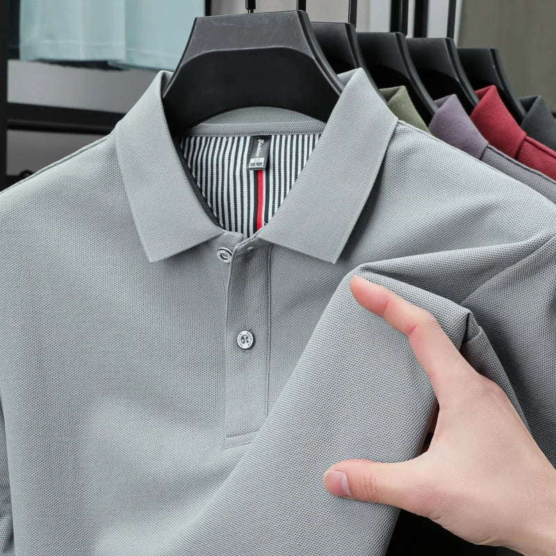 Men's Smooth Knit Polo Shirts