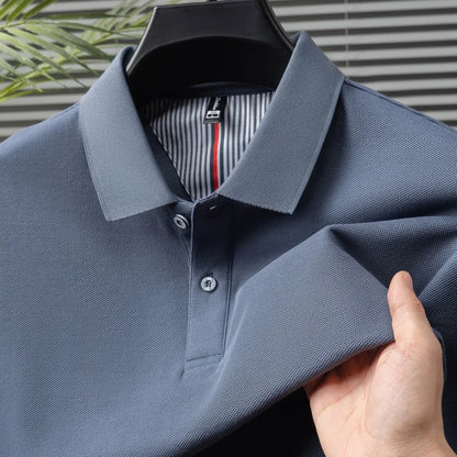 100% pure cotton high-end brand men's short sleeve polo shirt summer fashion hot selling golf breathable casual business T-shirt